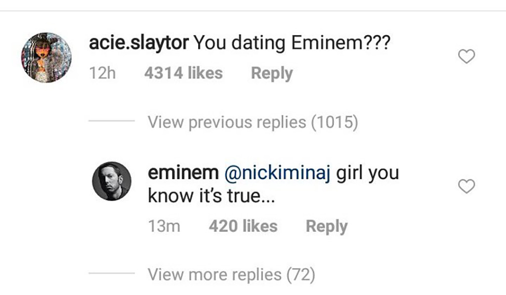 Nicki dating em